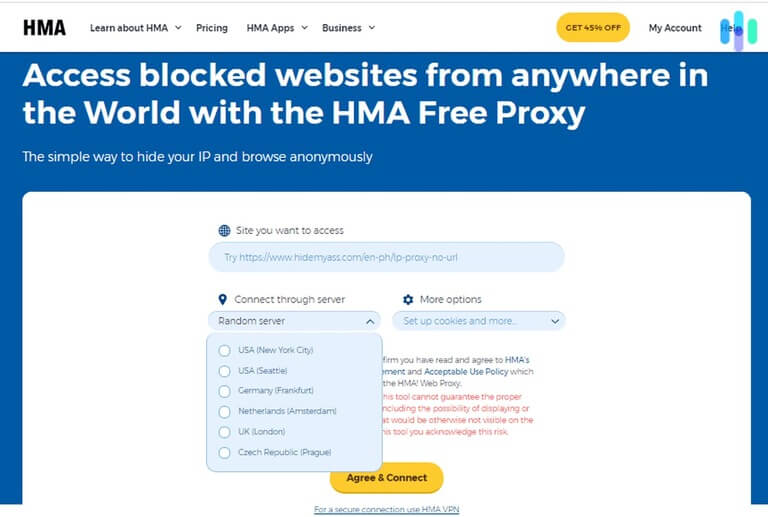 Free web proxy