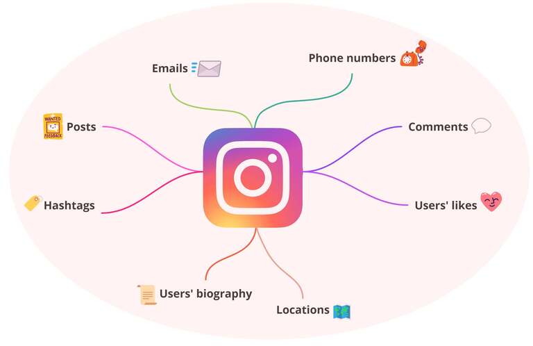 Types of Instagram data